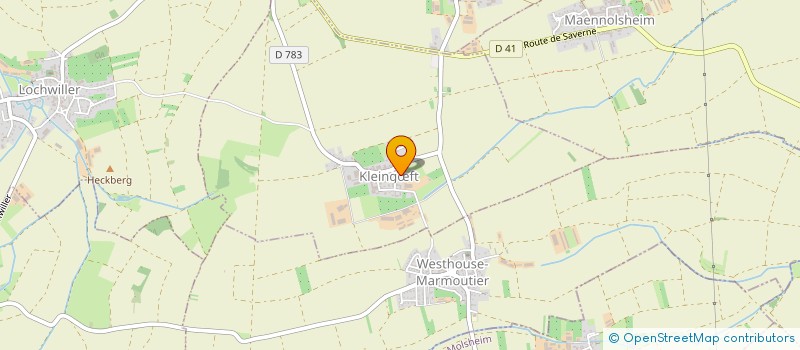 localisation de l'entreprise SCI KRANTZ-GRAD  KLEINGFT