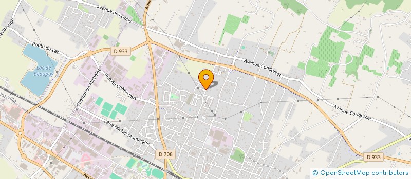 localisation de l'entreprise SCI KRAPOS  MARMANDE