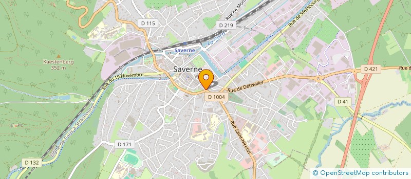 localisation de l'entreprise SCI KRASNIQI  SAVERNE