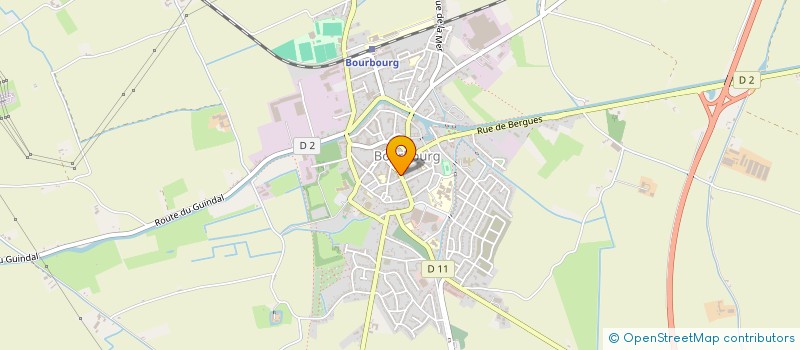 localisation de l'entreprise SCI KRAVANJA  BOURBOURG