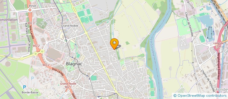 localisation de l'entreprise SCI KRAY SOREBOIS  BLAGNAC