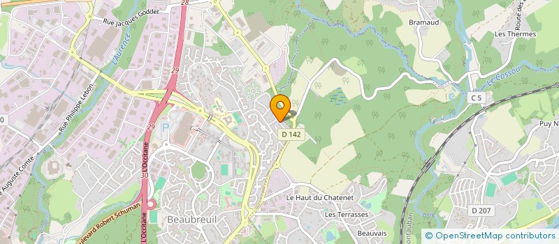 localisation de l'entreprise SCI KRAZA à LIMOGES