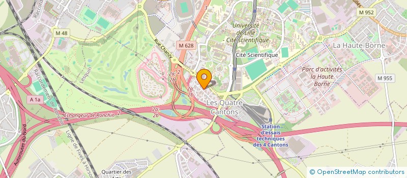 localisation de l'entreprise SCI KRB à LEZENNES