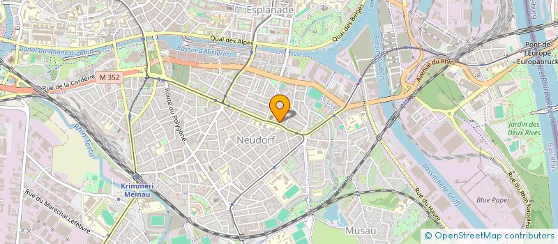 localisation de l'entreprise SCI KRC  STRASBOURG