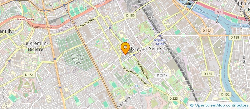 localisation de l'entreprise SCI KRD à IVRY-SUR-SEINE