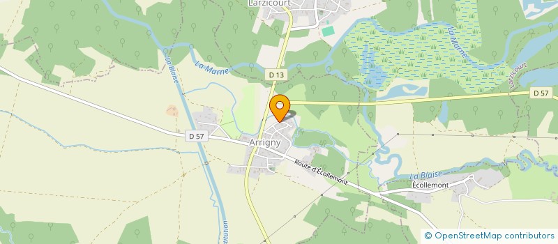 localisation de l'entreprise SCI KRD  ARRIGNY