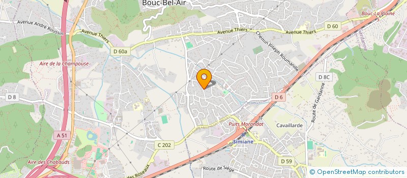 localisation de l'entreprise SCI KRE BIS à BOUC-BEL-AIR