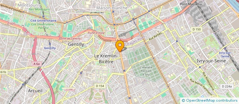 localisation de l'entreprise SCI KREBICET à LE KREMLIN-BICETRE