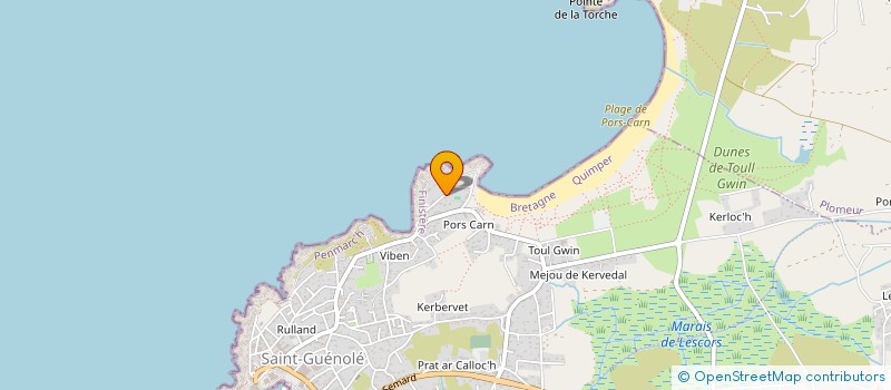 localisation de l'entreprise SCI KREIZ AN AVEL  PENMARCH