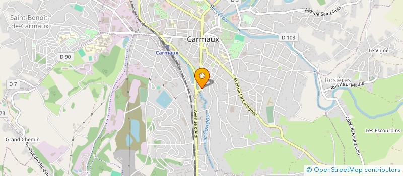 localisation de l'entreprise SCI KREMER à CARMAUX