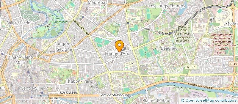 localisation de l'entreprise SCI KRERIMO  RENNES