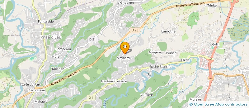 localisation de l'entreprise SCI-KREYOL à PETIT-BOURG