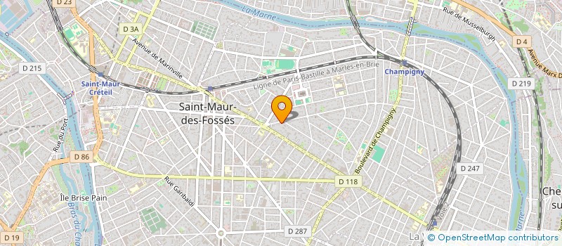 localisation de l'entreprise SCI KRICK FAMILY à SAINT-MAUR-DES-FOSSES