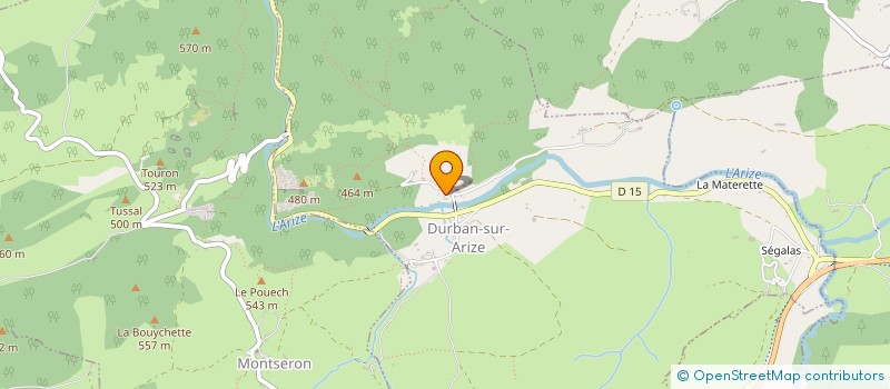 localisation de l'entreprise SCI KRICOISE à LA BASTIDE-DE-SEROU
