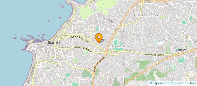 localisation de l'entreprise SCI KRIEGER à BIARRITZ
