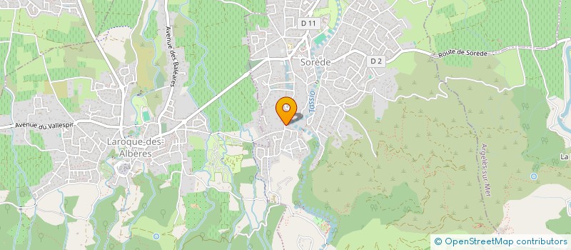 localisation de l'entreprise SCI KRIEGER  SOREDE