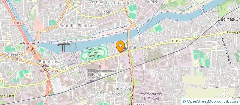 localisation de l'entreprise SCI KRIFA IMMOBILIER  VAULX-EN-VELIN