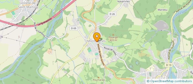 localisation de l'entreprise SCI KRIKONEL  MONTSAUNES