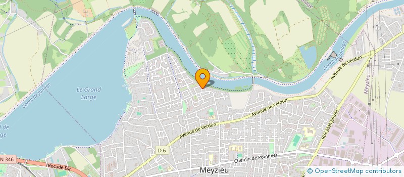 localisation de l'entreprise SCI KRIKOR  MEYZIEU