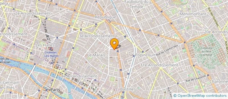 localisation de l'entreprise SCI KRIKRI & LES PIERRES  PARIS