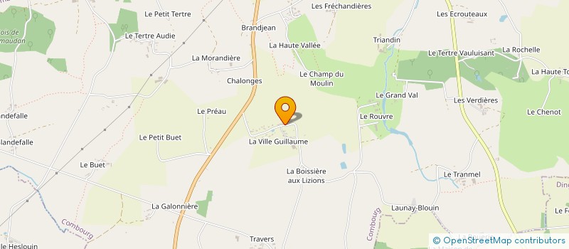 localisation de l'entreprise SCI KRILAB  COMBOURG