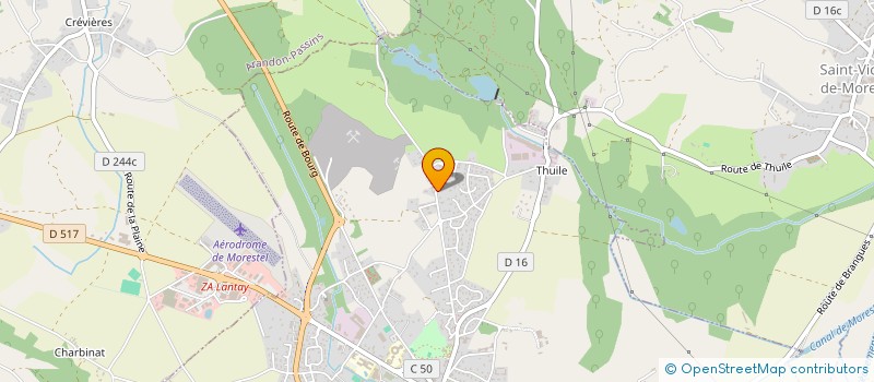 localisation de l'entreprise SCI KRINOUCHZA  MORESTEL