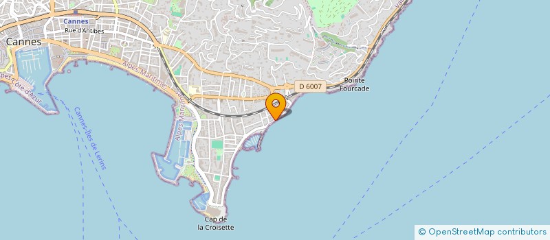 localisation de l'entreprise SCI KRIS à CANNES