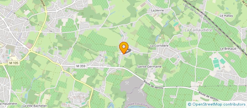 localisation de l'entreprise SCI KRISANN  VERTOU