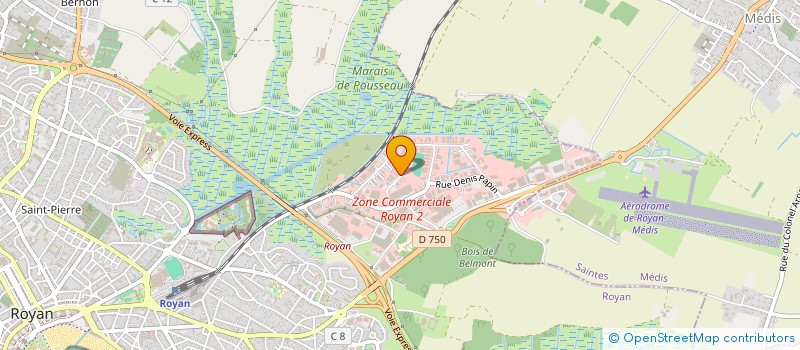 localisation de l'entreprise SCI KRISDA  ROYAN