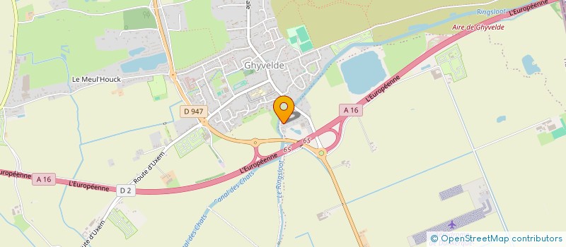 localisation de l'entreprise SCI KRISKA  GHYVELDE