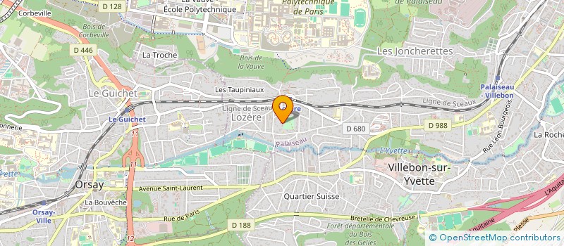 localisation de l'entreprise SCI KRISPY à PALAISEAU