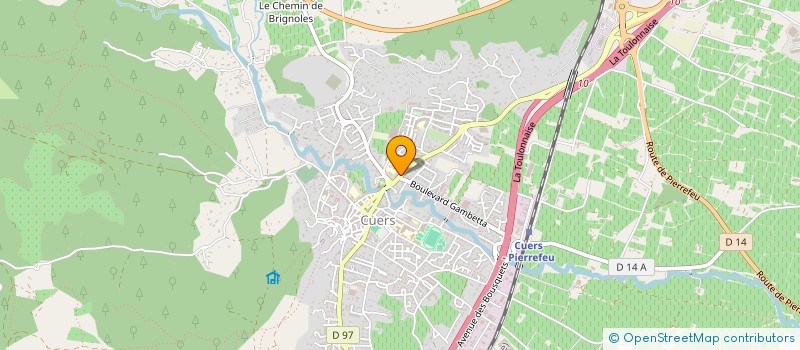 localisation de l'entreprise SCI KRISTALE  CUERS