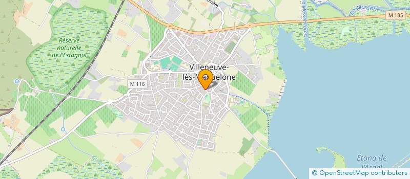 localisation de l'entreprise SCI KRISTEL à VILLENEUVE-LES-MAGUELONE