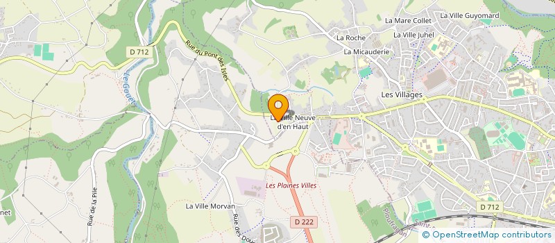 localisation de l'entreprise SCI KRISTIVEL à SAINT-BRIEUC