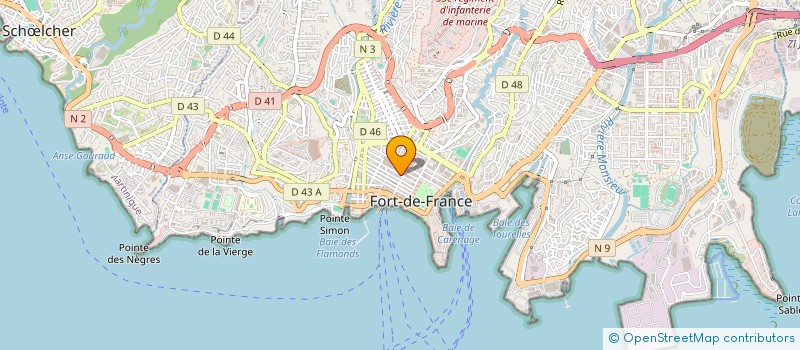 localisation de l'entreprise SCI KRISTOVAL à FORT-DE-FRANCE