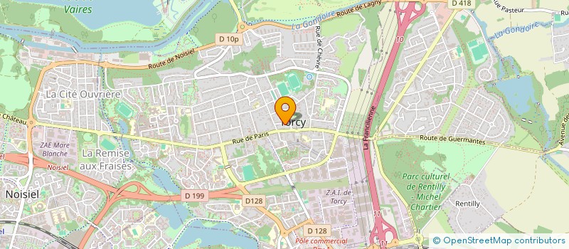 localisation de l'entreprise SCI KRL  TORCY