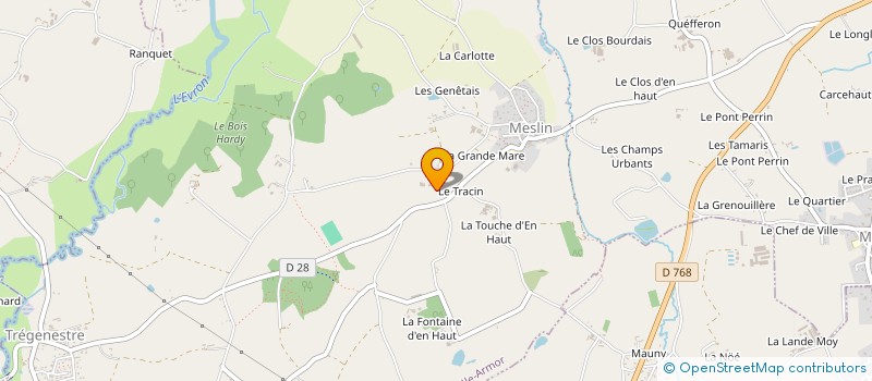 localisation de l'entreprise SCI KRLG  LAMBALLE-ARMOR