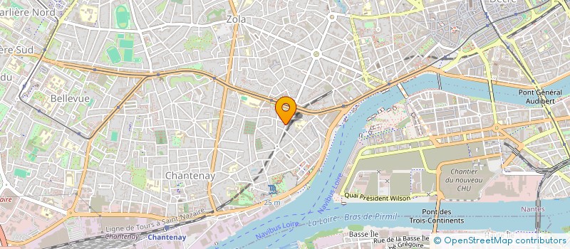localisation de l'entreprise SCI KROAZ AR C'HREITEIZ à NANTES