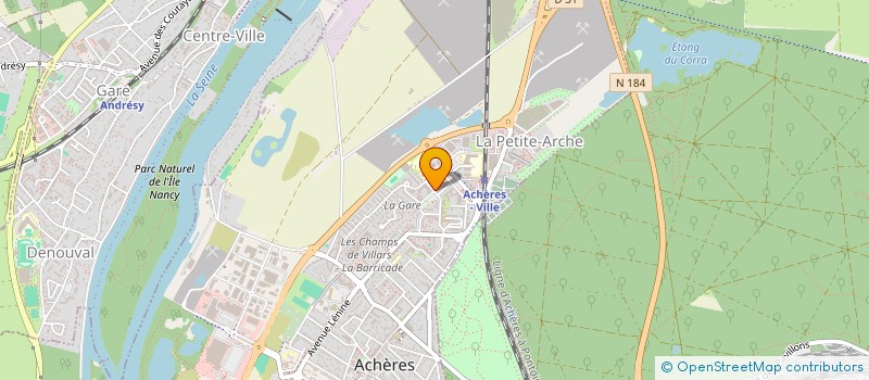 localisation de l'entreprise SCI KROAZ GWEN à ACHERES