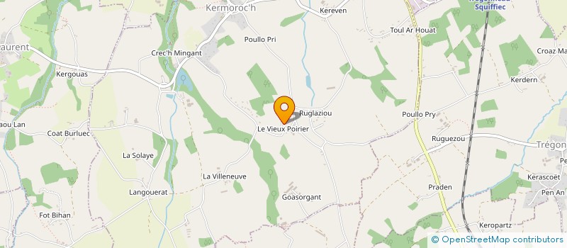 localisation de l'entreprise SCI KROAZ WENN  KERMOROCH