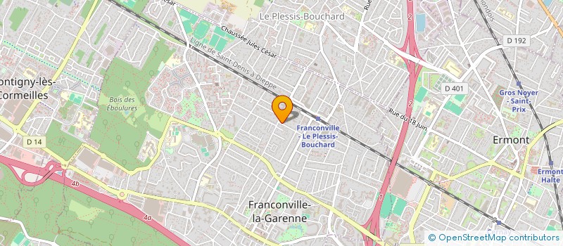 localisation de l'entreprise SCI KROK PRUNE  FRANCONVILLE