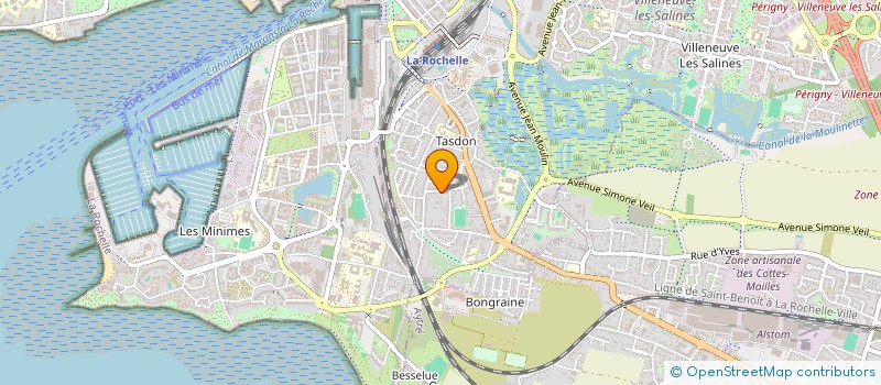 localisation de l'entreprise SCI KROLIKOV  LA ROCHELLE