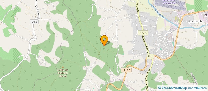 localisation de l'entreprise SCI KRONBERG  FAYENCE