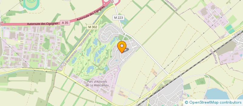 localisation de l'entreprise SCI KRONOS  LA WANTZENAU