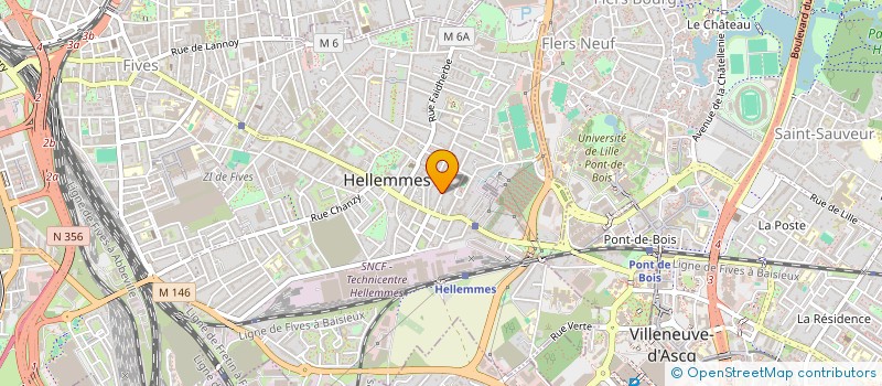 localisation de l'entreprise SCI KRUF  LILLE