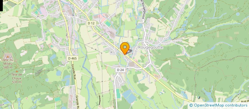 localisation de l'entreprise SCI KRUK à ROUGEGOUTTE