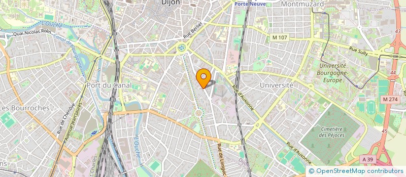 localisation de l'entreprise SCI KRUMM-LE LIEVRE-LOUIS-CORNIAU à DIJON