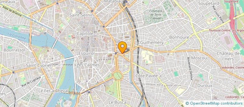 localisation de l'entreprise SCI KRV à TOULOUSE