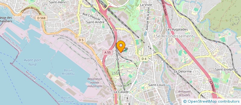 localisation de l'entreprise SCI KRYM à MARSEILLE