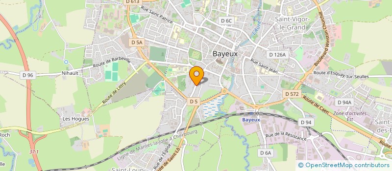 localisation de l'entreprise SCI KRYPTON  BAYEUX